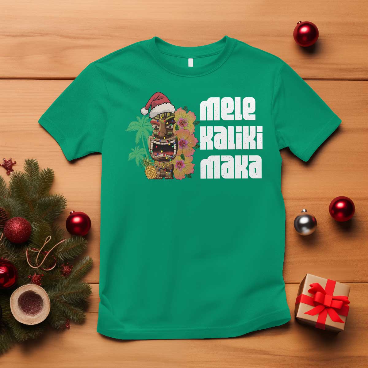 christmas-in-hawaii-t-shirt-mele-kalikimaka-tiki-hibiscus-flower-santa-hat