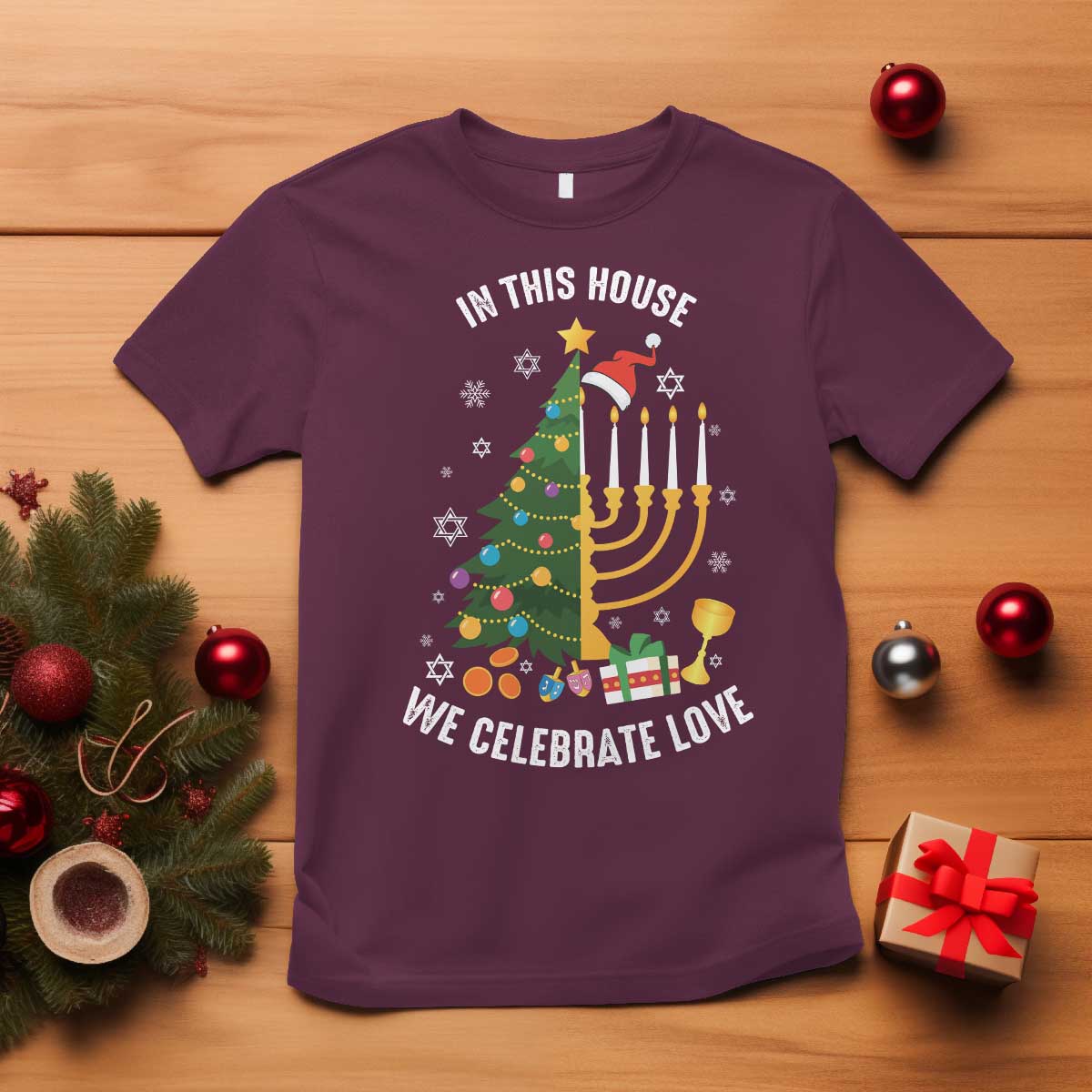 funny-chrismukkah-hanukkah-christmas-t-shirt-in-this-house-we-celebrate-love-xmas-tree-menorah