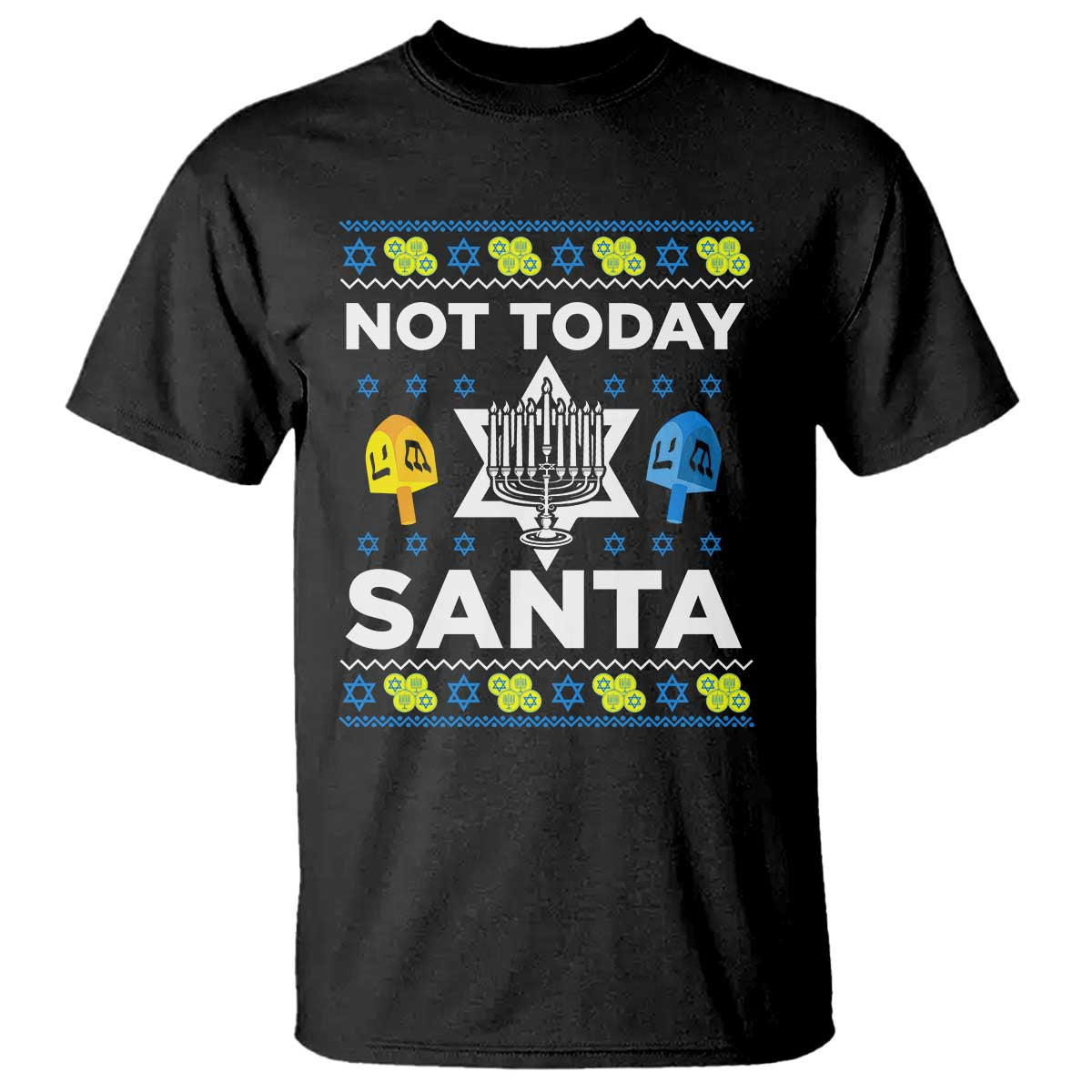 funny-jewish-hanukkah-t-shirt-not-today-santa-hebrew-david-star