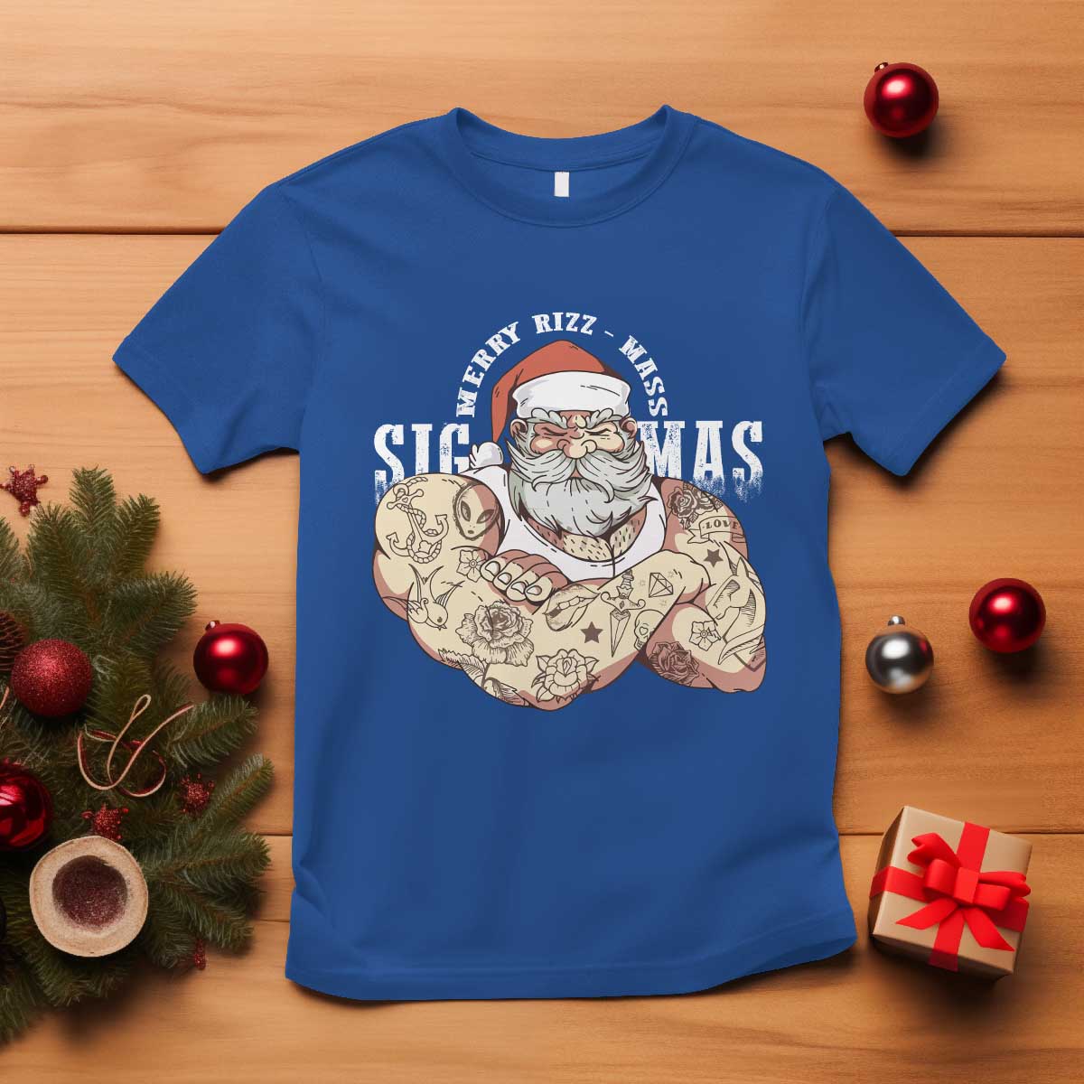 funny-christmas-santa-t-shirt-merry-rizzmas-sigmas-charisma-rizz-santa