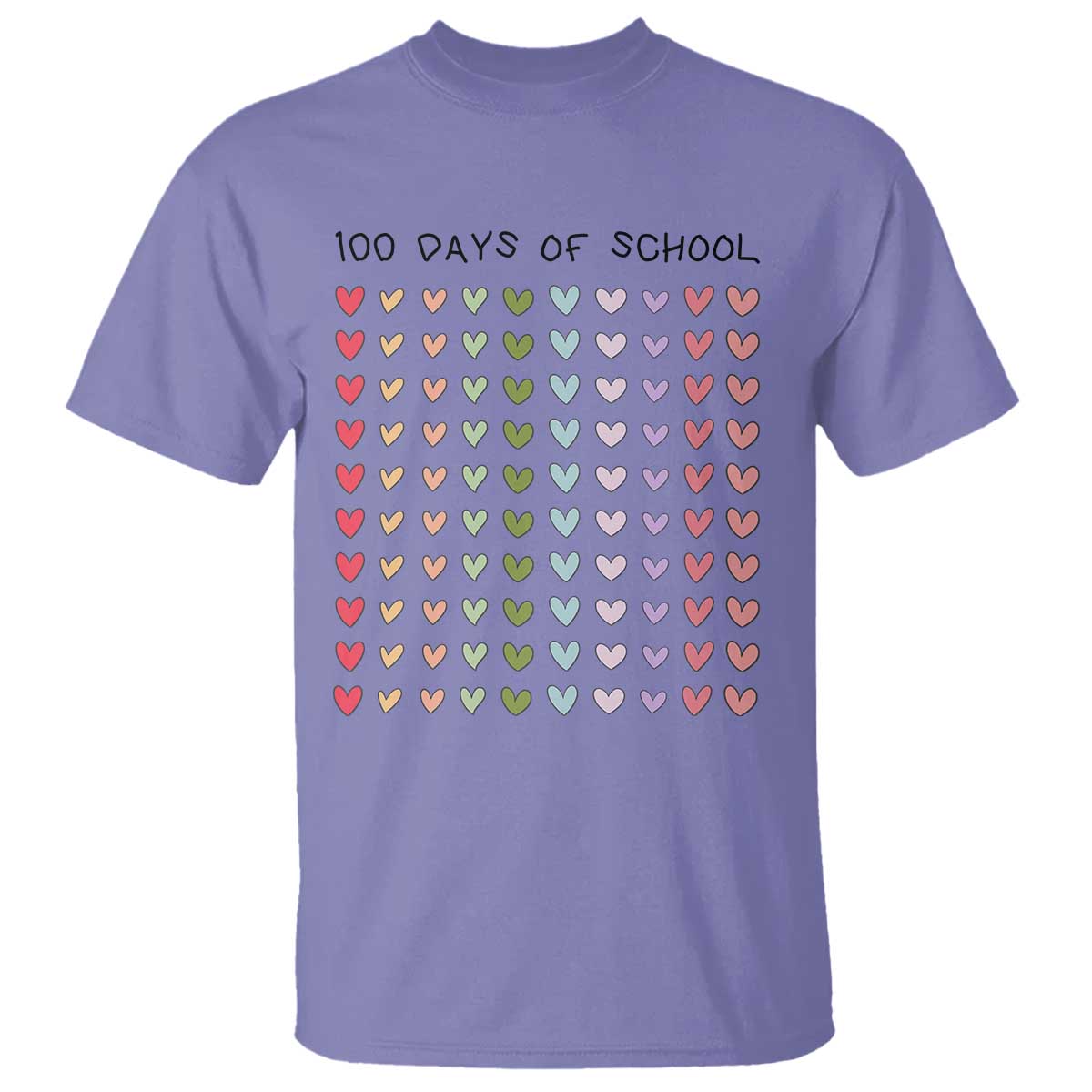 funny-100-days-of-school-cute-pastel-heart-sketch-t-shirt