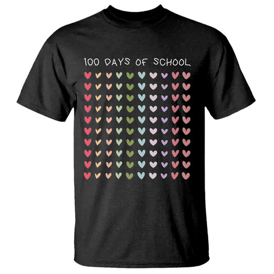 funny-100-days-of-school-pastel-heart-sketch-t-shirt
