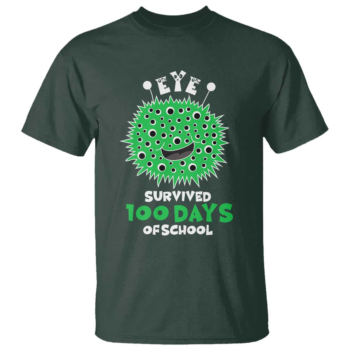 funny-monster-virus-eye-survived-100-days-of-school-t-shirt
