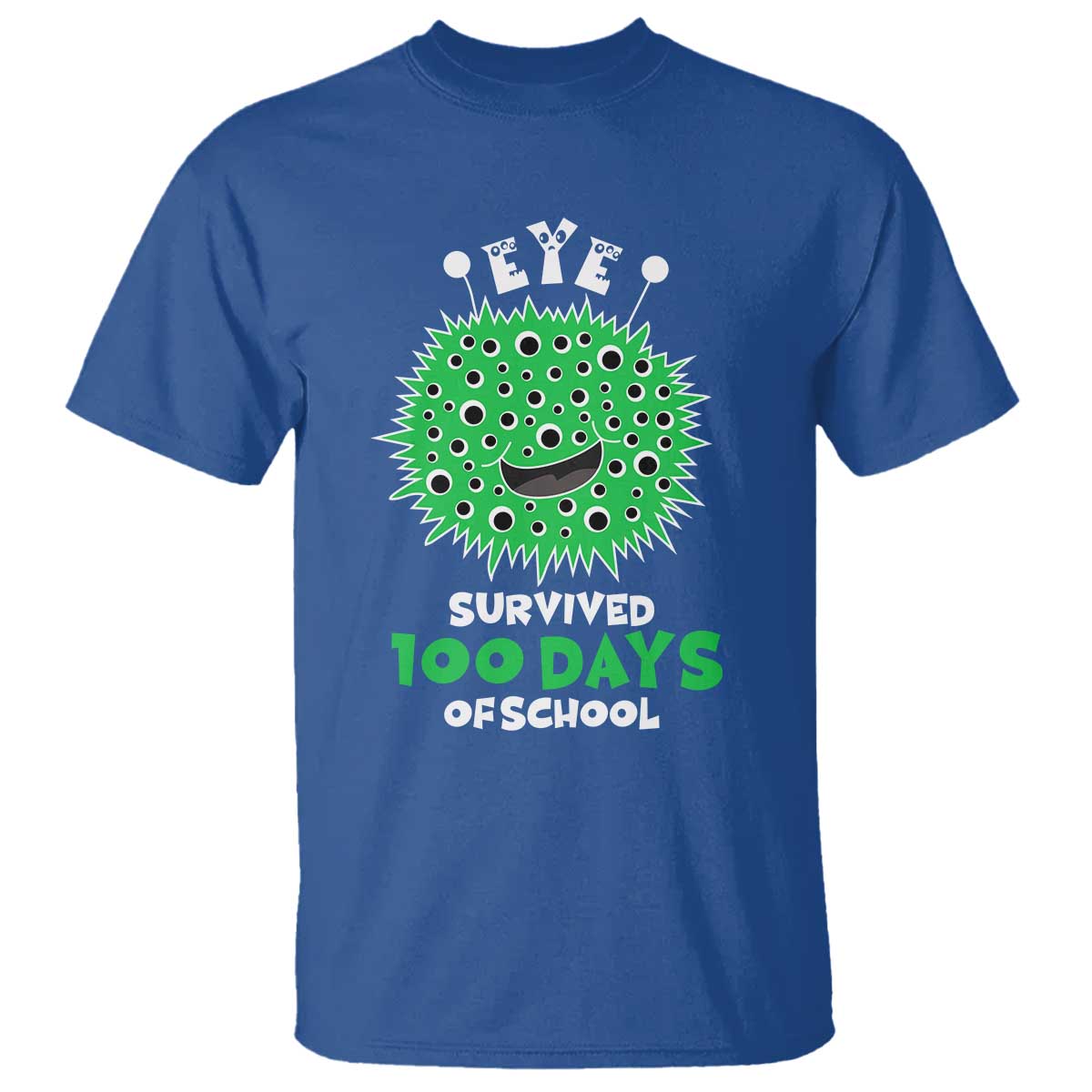 funny-monster-virus-eye-survived-100-days-of-school-t-shirt