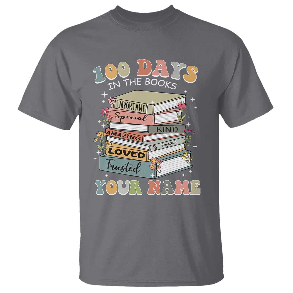 personalized-100-days-in-the-books-t-shirt-custom-name-mr-mrs-teachers-100th-days-of-school