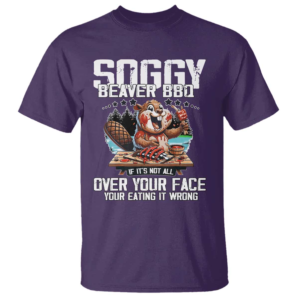 funny-beaver-grilling-t-shirt-soggy-beaver-bbq-its-not-all-over-your-face