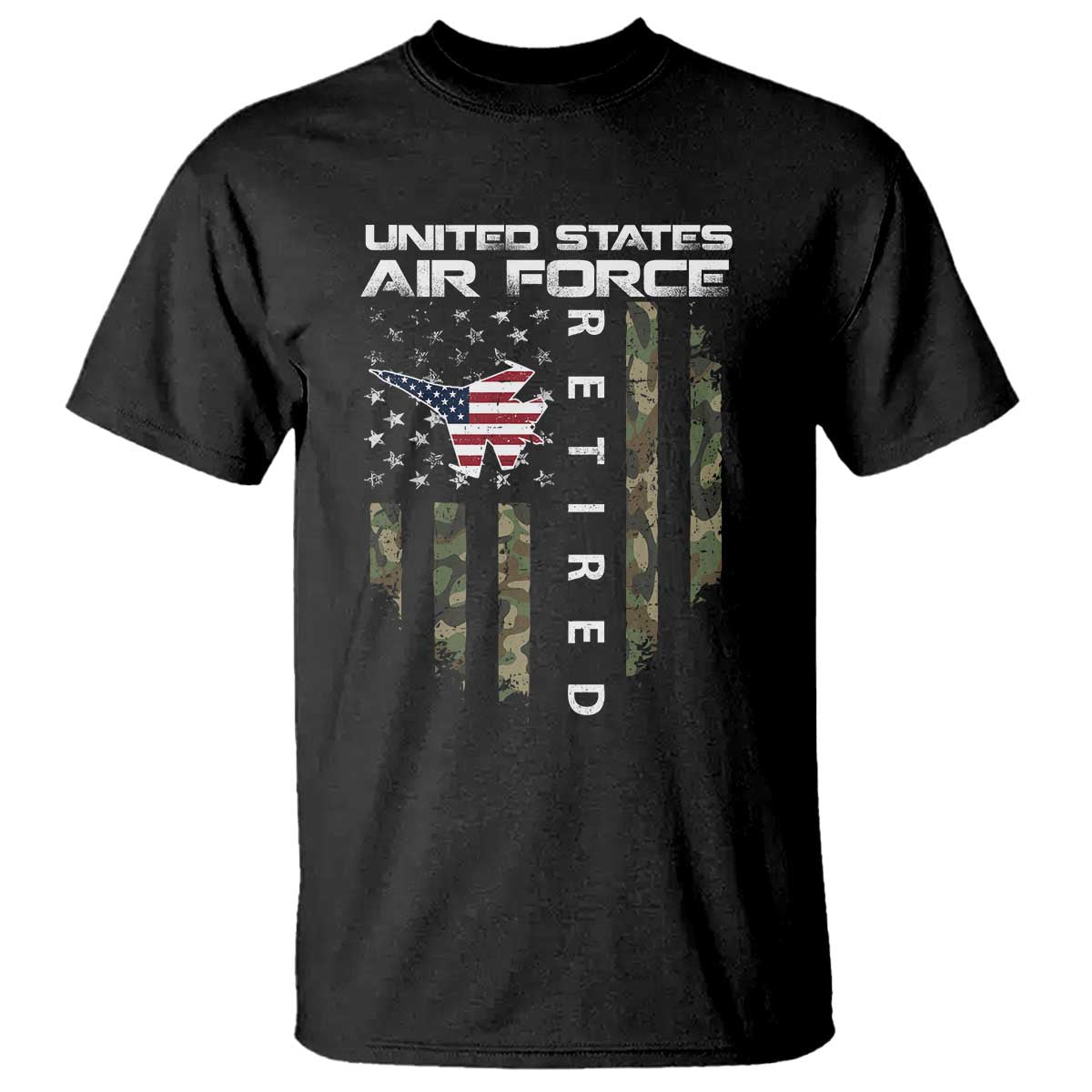 funny-united-states-air-force-retired-t-shirt-camo-american-flag-fighter