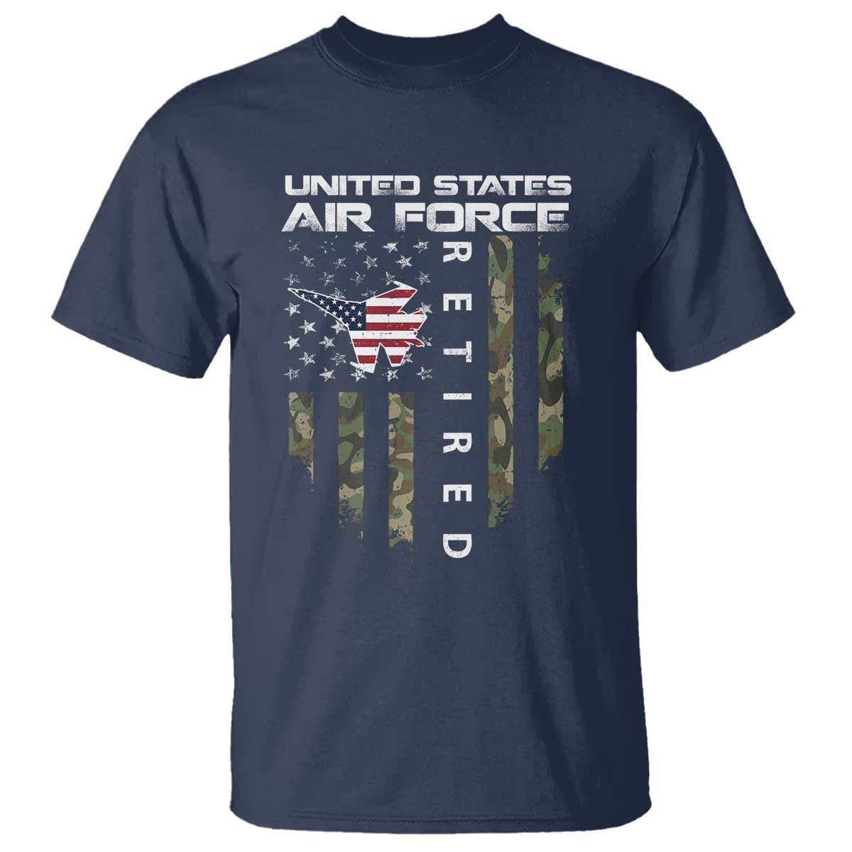funny-united-states-air-force-retired-t-shirt-camo-american-flag-fighter