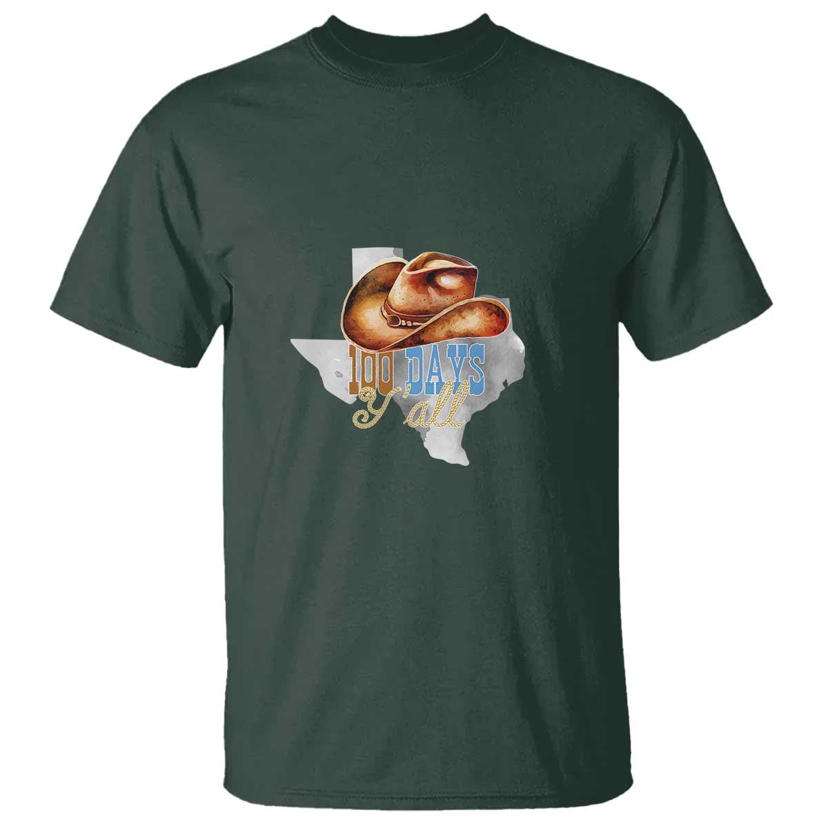 funny-100th-day-of-school-cowboy-t-shirt-100-days-yall-tx-map