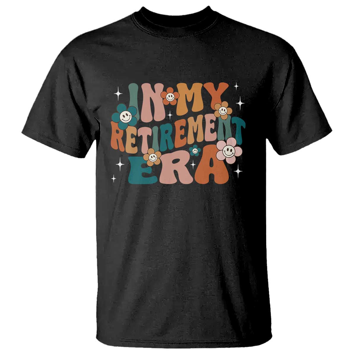 funny-in-my-retirement-era-t-shirt-retired-2025-retro-flower