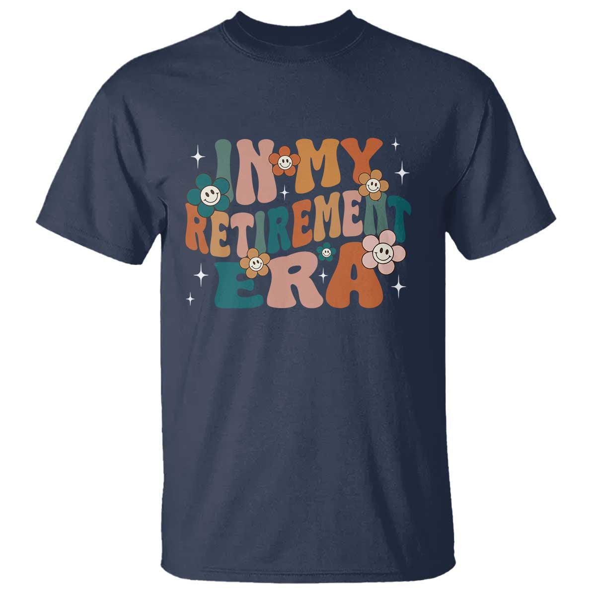 funny-in-my-retirement-era-t-shirt-retired-2025-retro-flower