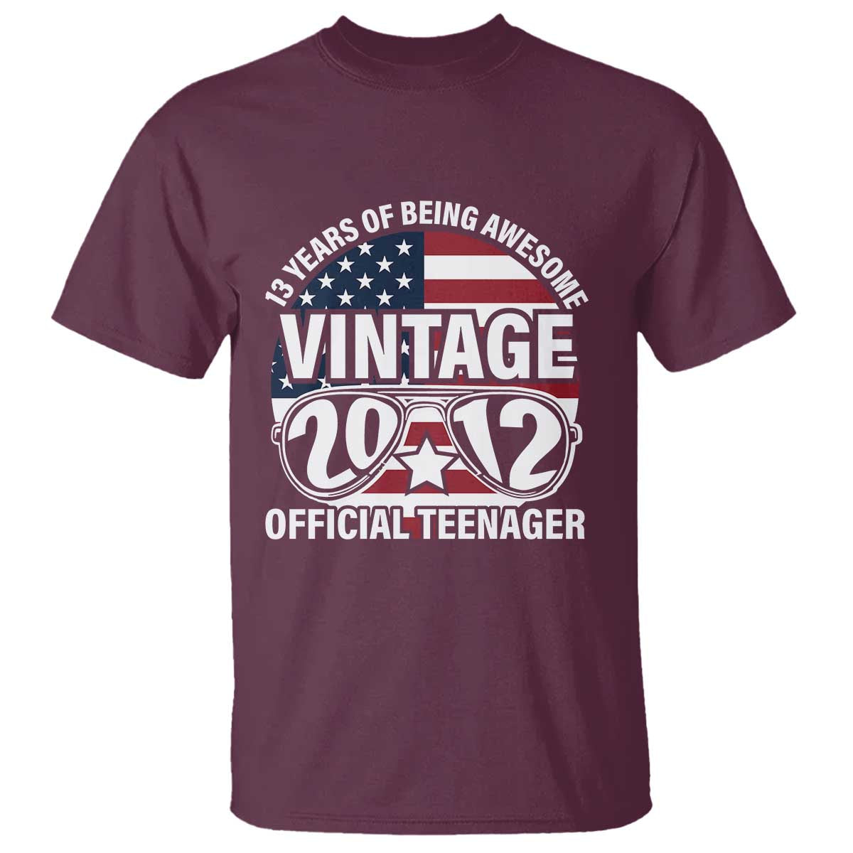 funny-13th-birthday-t-shirt-vintage-2012-official-teenager-13-years-of-being-awesome-usa-flag-sunglasses