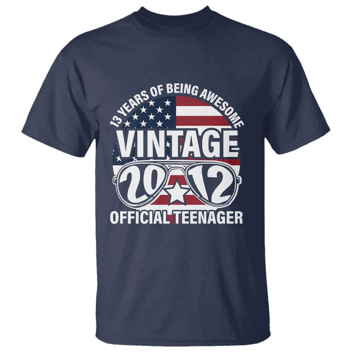 funny-13th-birthday-t-shirt-vintage-2012-official-teenager-13-years-of-being-awesome-usa-flag-sunglasses