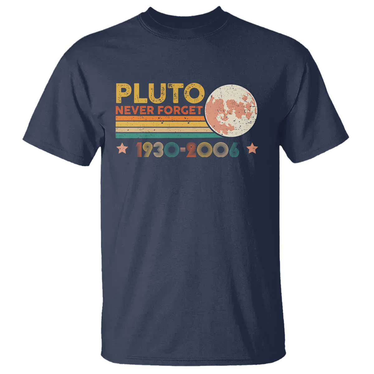 funny-never-forget-pluto-1930-2006-t-shirt-retro-stripes