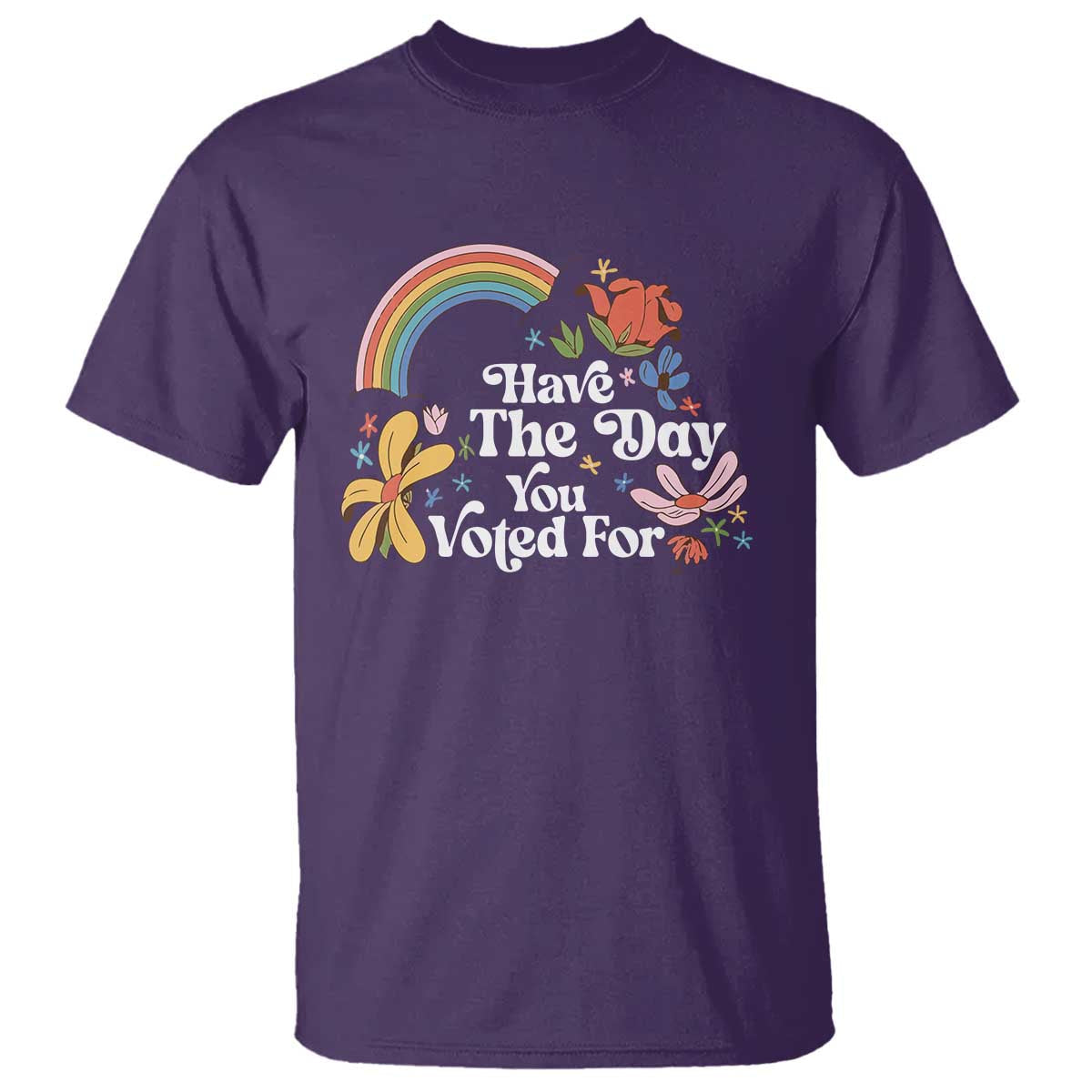 have-the-day-you-voted-for-t-shirt-retro-rainbow