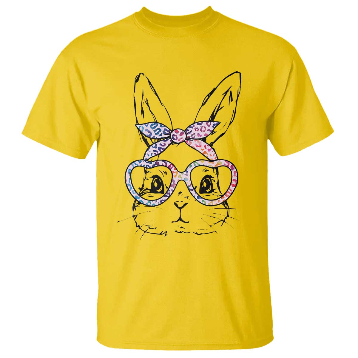easter-day-bunny-rabbit-face-tie-dye-glasses-t-shirt