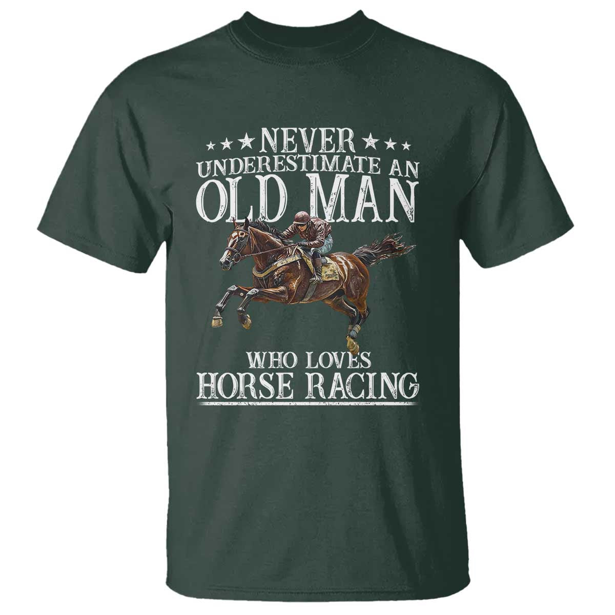 funny-never-underestimate-an-old-man-who-loves-horse-racing-t-shirt