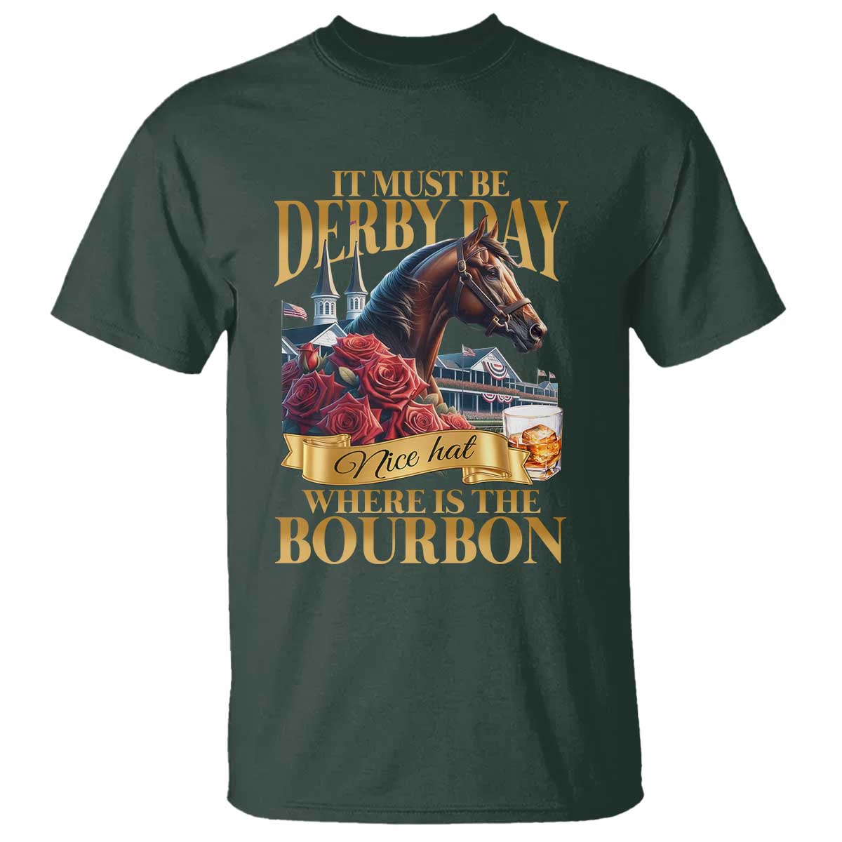 funny-horse-racing-derby-day-t-shirt-it-must-be-derby-day-nice-hat-where-is-the-bourbon