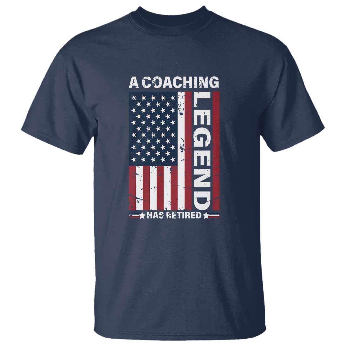 a-coaching-legend-has-retired-t-shirt-vintage-american-flag