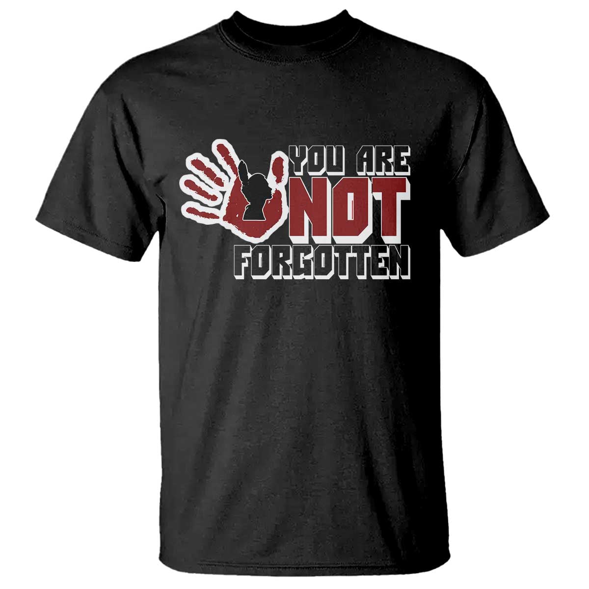 native-american-women-t-shirt-you-are-not-forgotten-stop-mmiw-red-hand