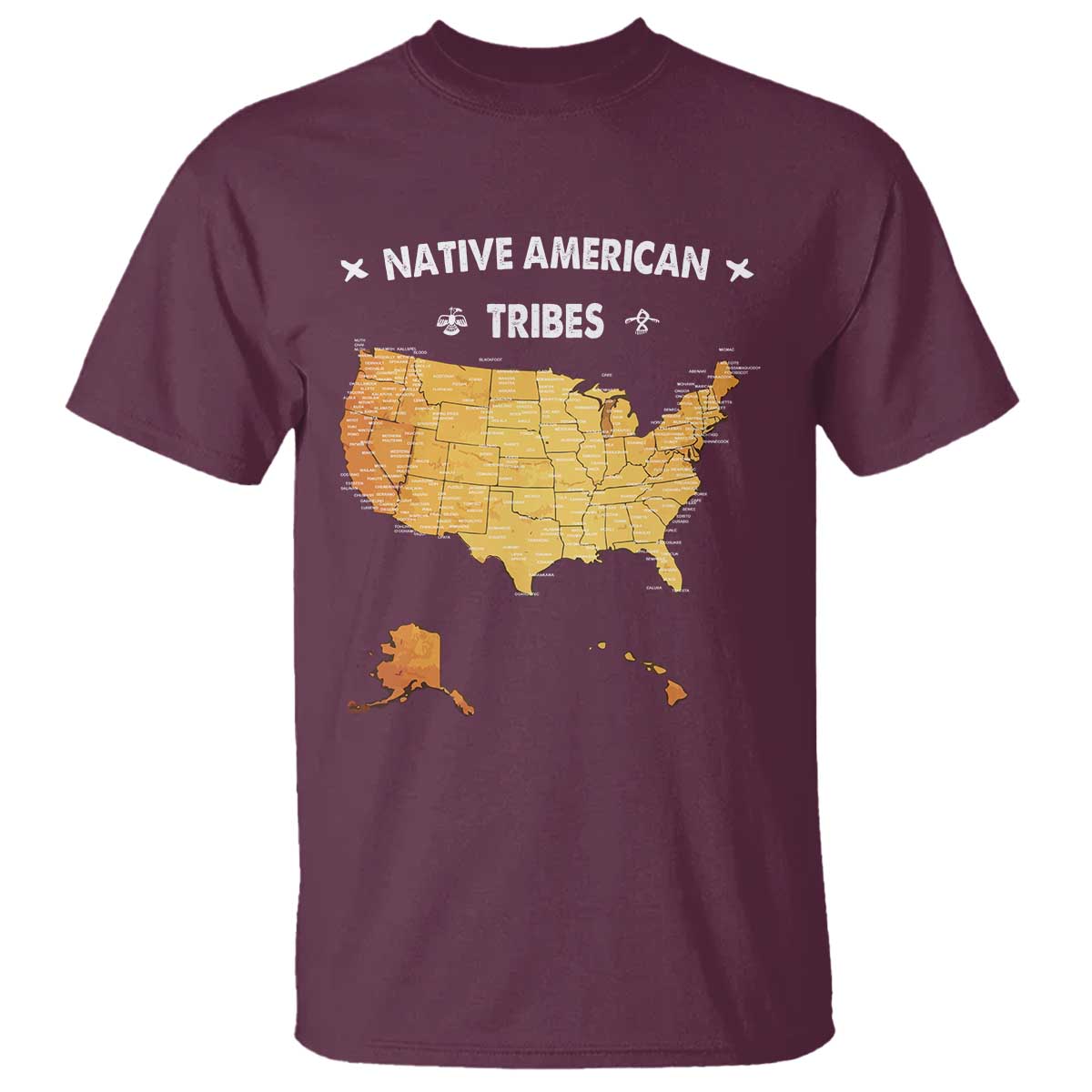 native-american-tribes-t-shirt-vintage-native-american-map-us-history