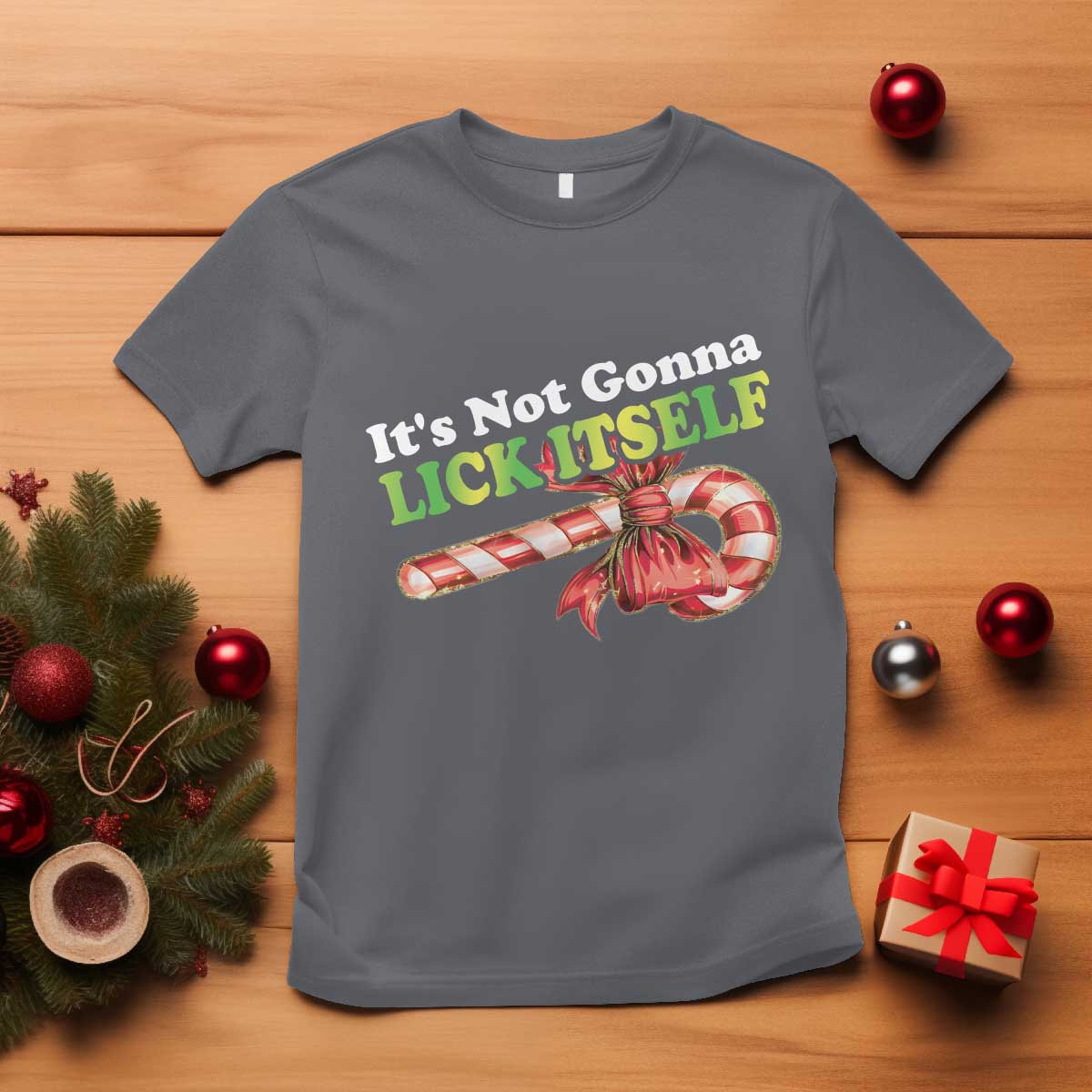 funny-christmas-candy-cane-t-shirt-its-not-gonna-lick-itself