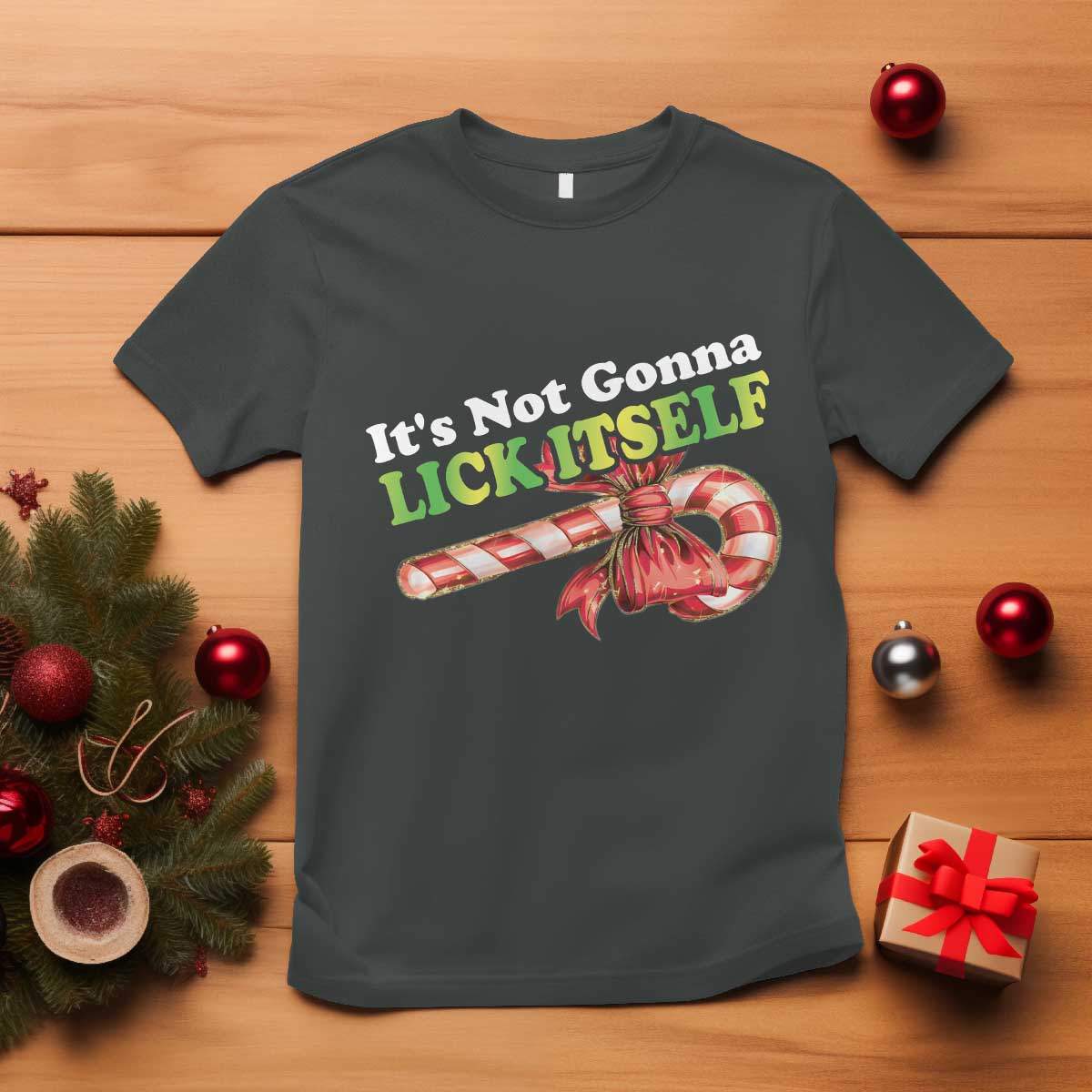 funny-christmas-candy-cane-t-shirt-its-not-gonna-lick-itself