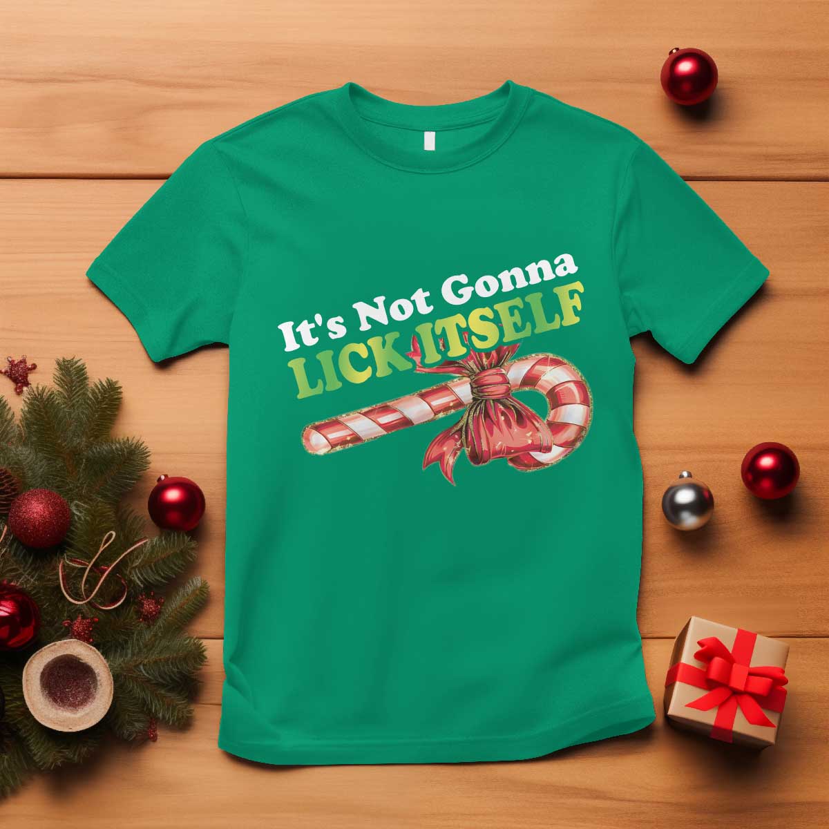 funny-christmas-candy-cane-t-shirt-its-not-gonna-lick-itself