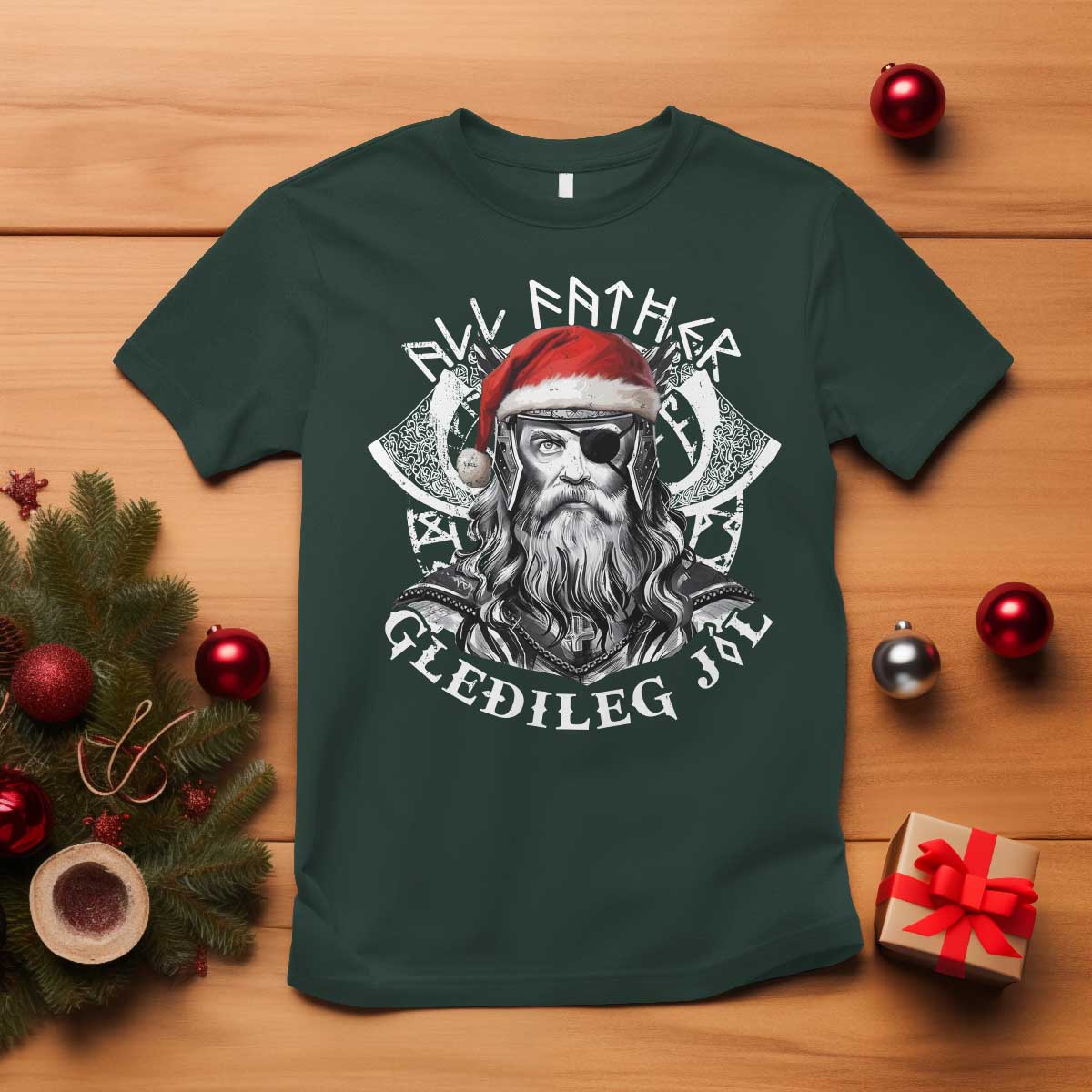 christmas-viking-t-shirt-all-father-gledileg-jol-vintage-santa-odin