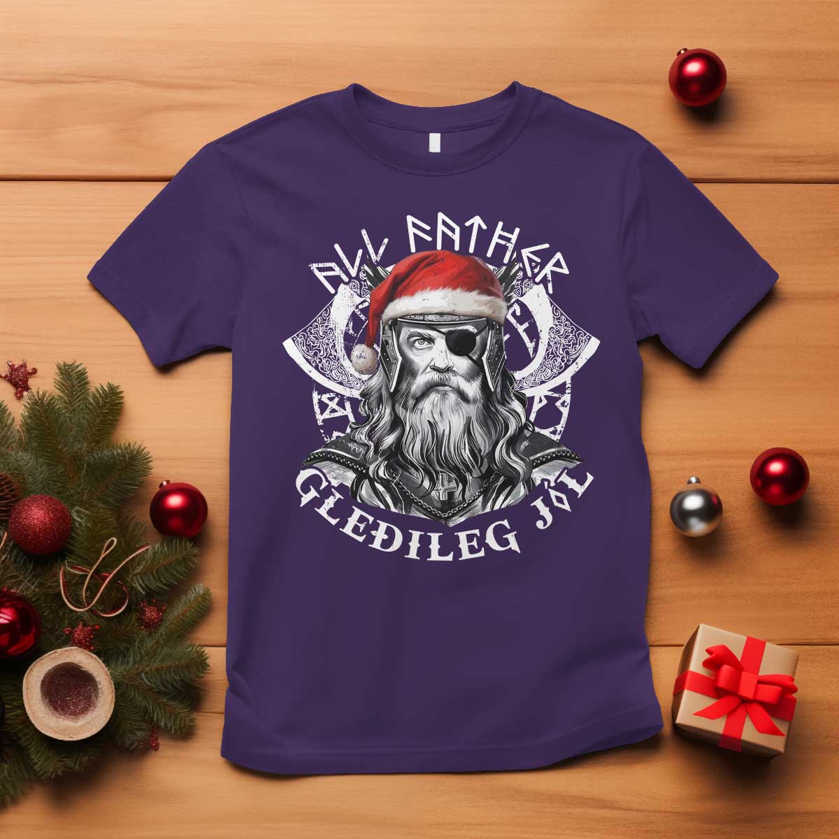 christmas-viking-t-shirt-all-father-gledileg-jol-vintage-santa-odin