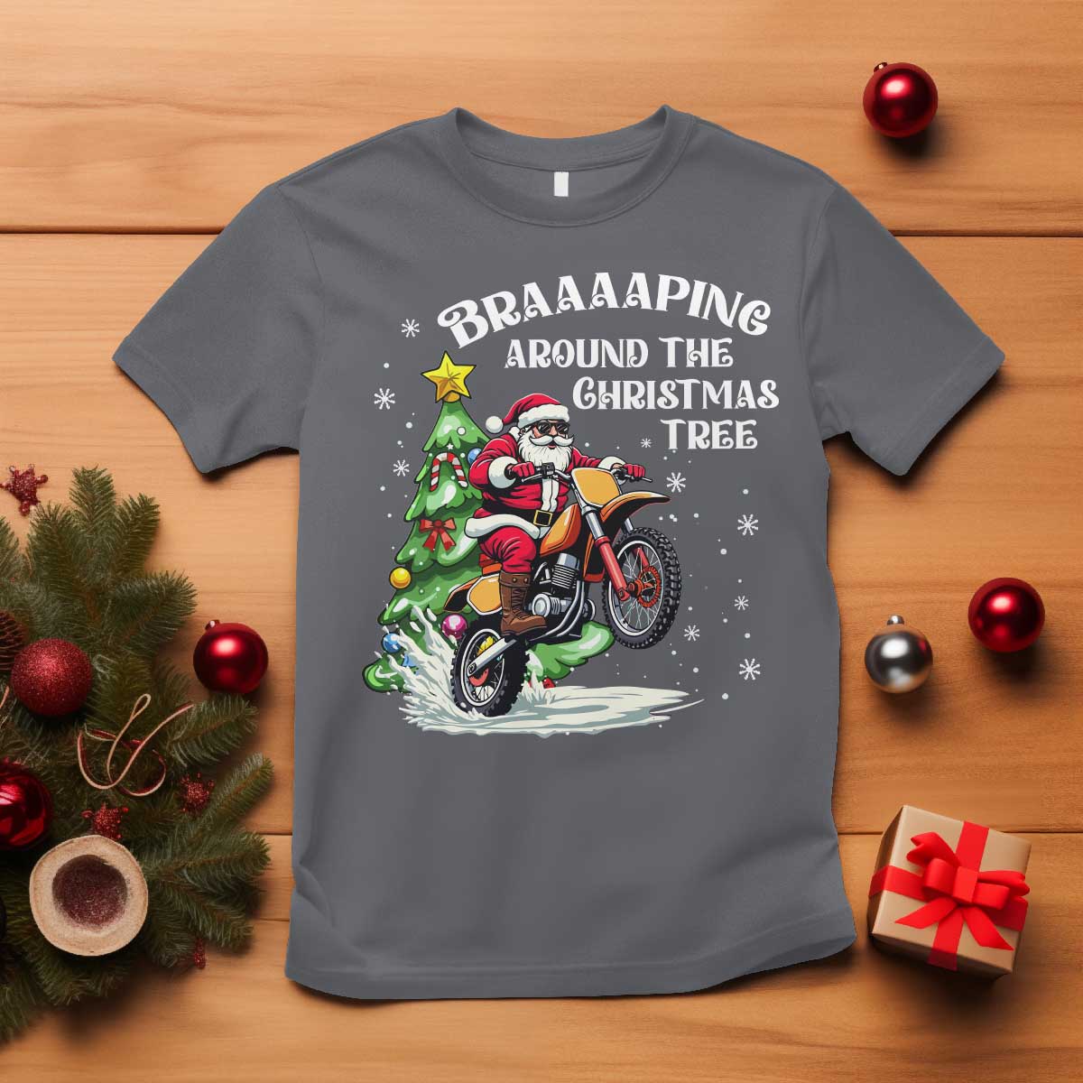 funny-christmas-biker-t-shirt-braaaaping-around-the-christmas-tree-dirt-bike-santa