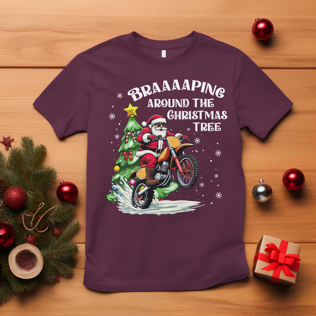 funny-christmas-biker-t-shirt-braaaaping-around-the-christmas-tree-dirt-bike-santa
