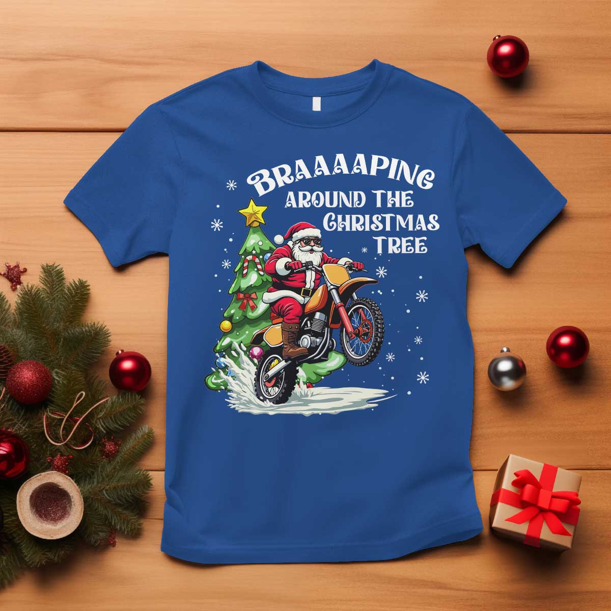 funny-christmas-biker-t-shirt-braaaaping-around-the-christmas-tree-dirt-bike-santa