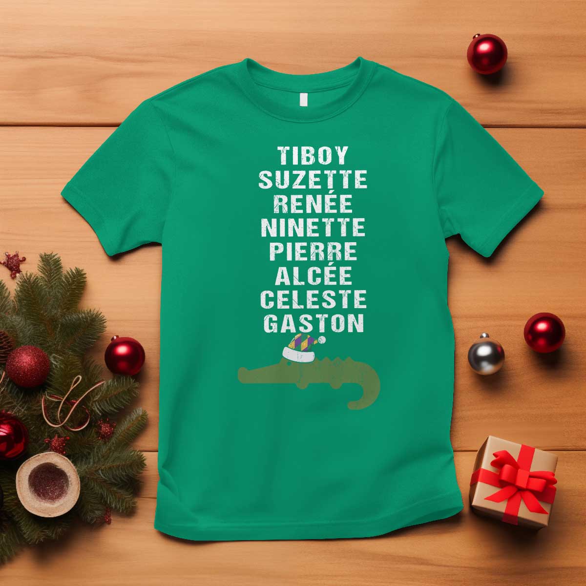 funny-cajun-louisiana-christmas-t-shirt-eight-crocodiles-new-orleans-santa