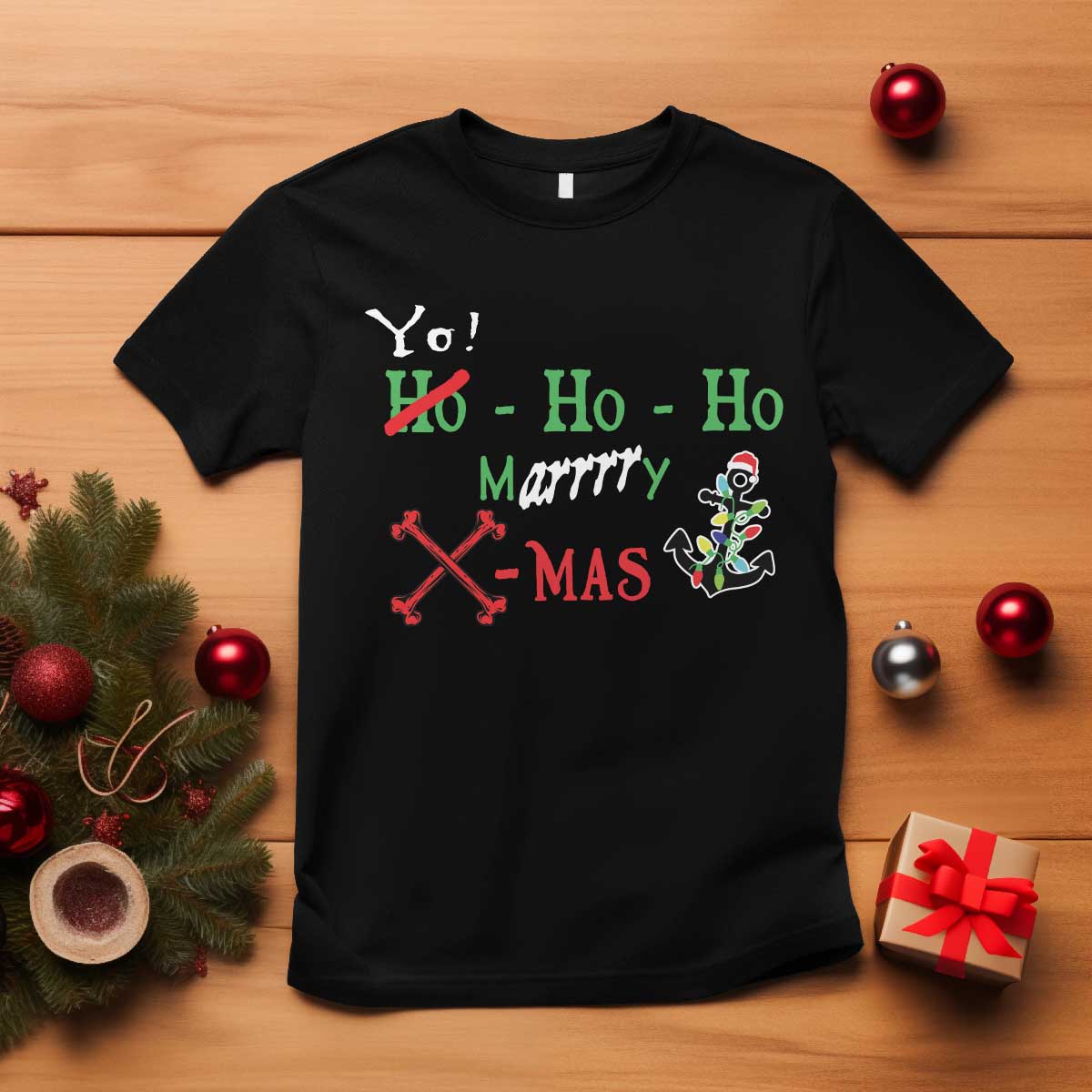 funny-christmas-pirate-t-shirt-yo-ho-ho-marrrrry-x-mas-anchor-santa-hat