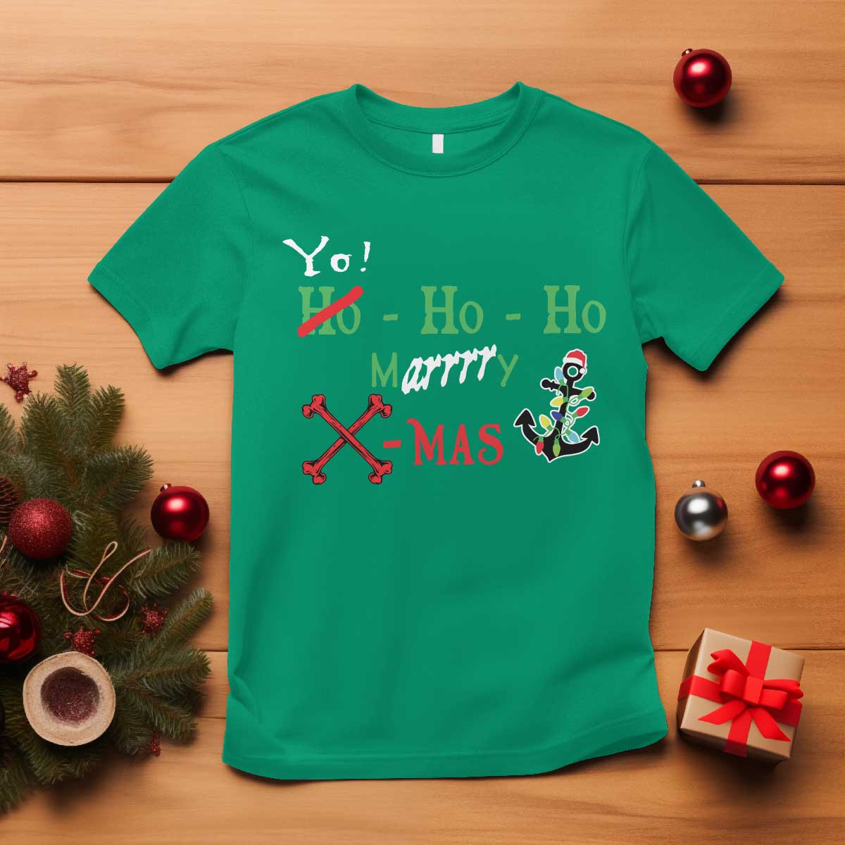funny-christmas-pirate-t-shirt-yo-ho-ho-marrrrry-x-mas-anchor-santa-hat