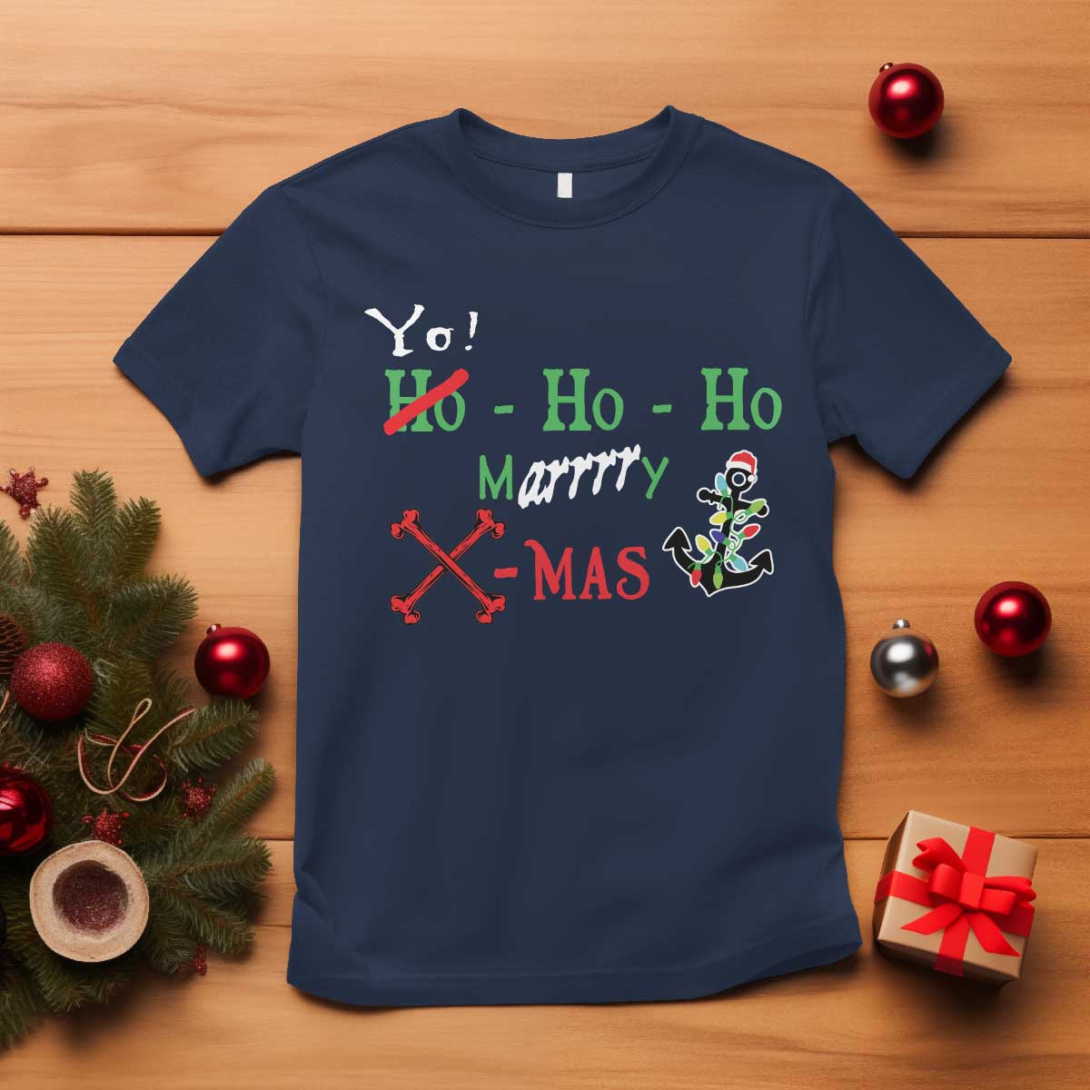funny-christmas-pirate-t-shirt-yo-ho-ho-marrrrry-x-mas-anchor-santa-hat
