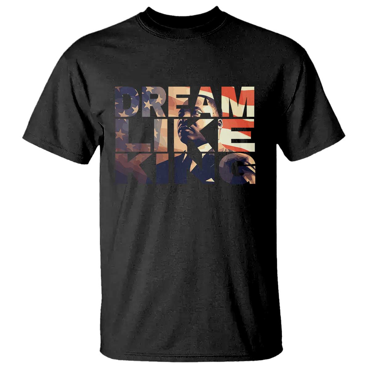 dream-like-king-dr-martin-luther-king-t-shirt-mlk-day-vintage-american-flag