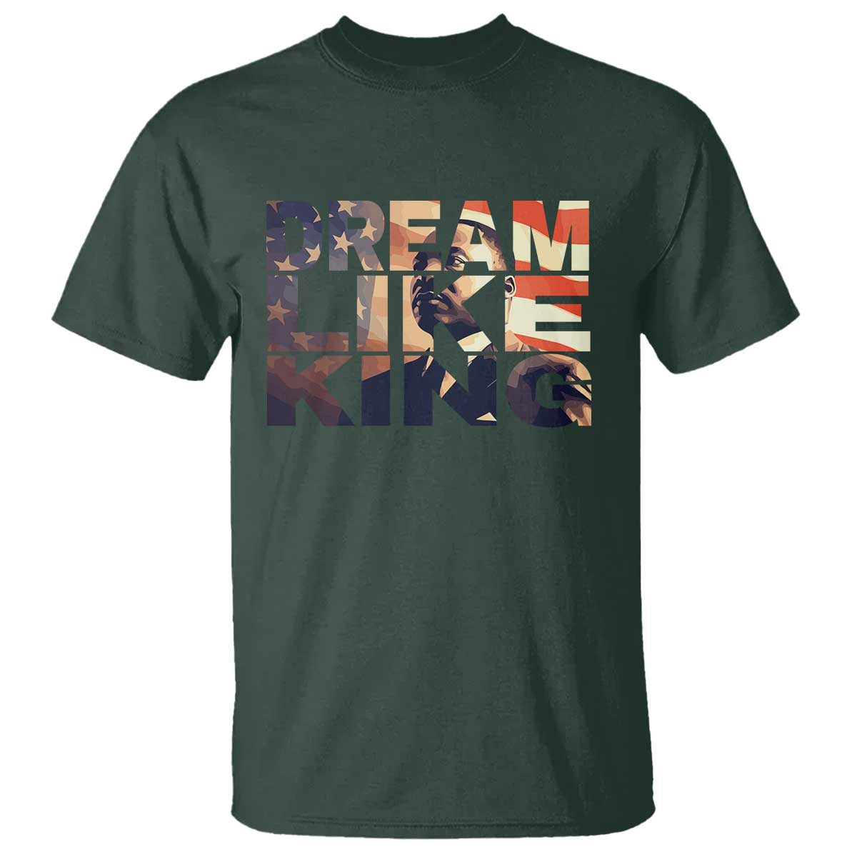dream-like-king-dr-martin-luther-king-t-shirt-mlk-day-vintage-american-flag