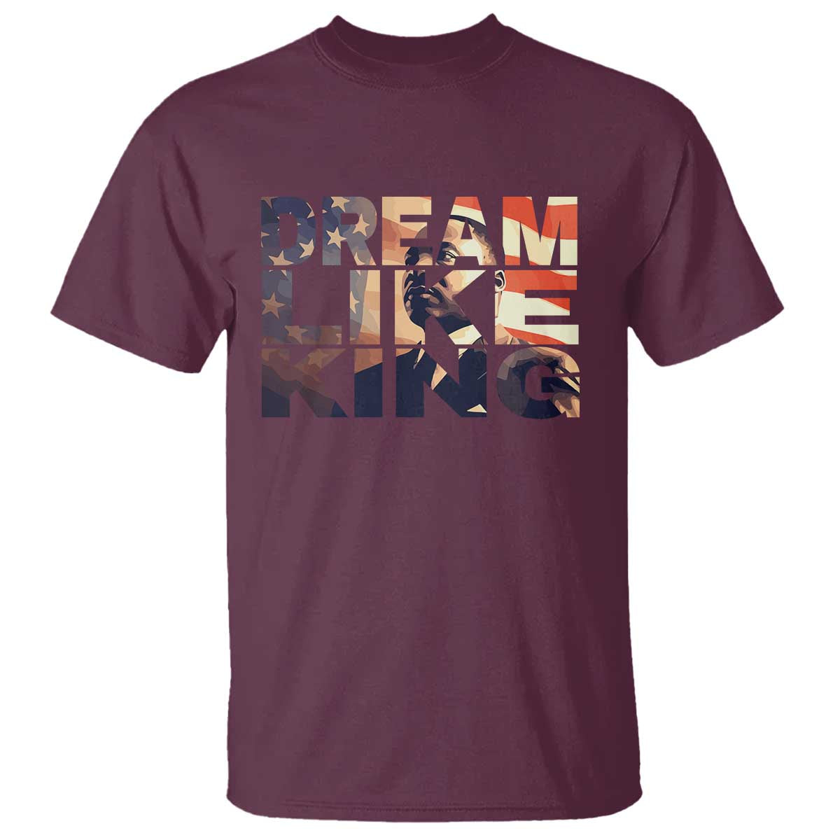 dream-like-king-dr-martin-luther-king-t-shirt-mlk-day-vintage-american-flag