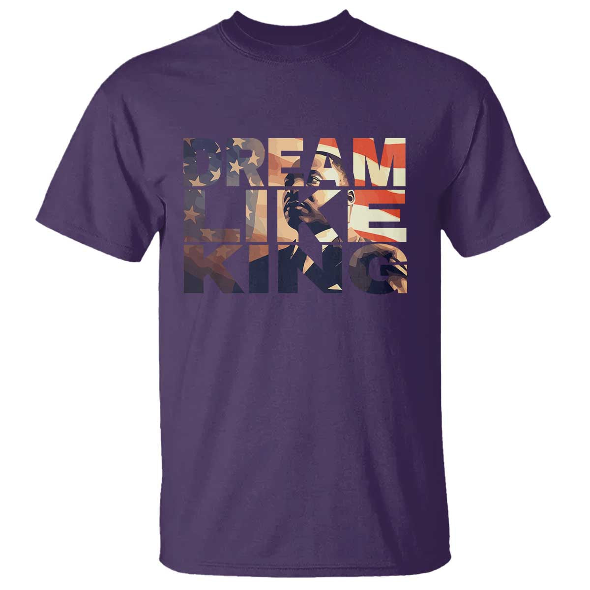 dream-like-king-dr-martin-luther-king-t-shirt-mlk-day-vintage-american-flag