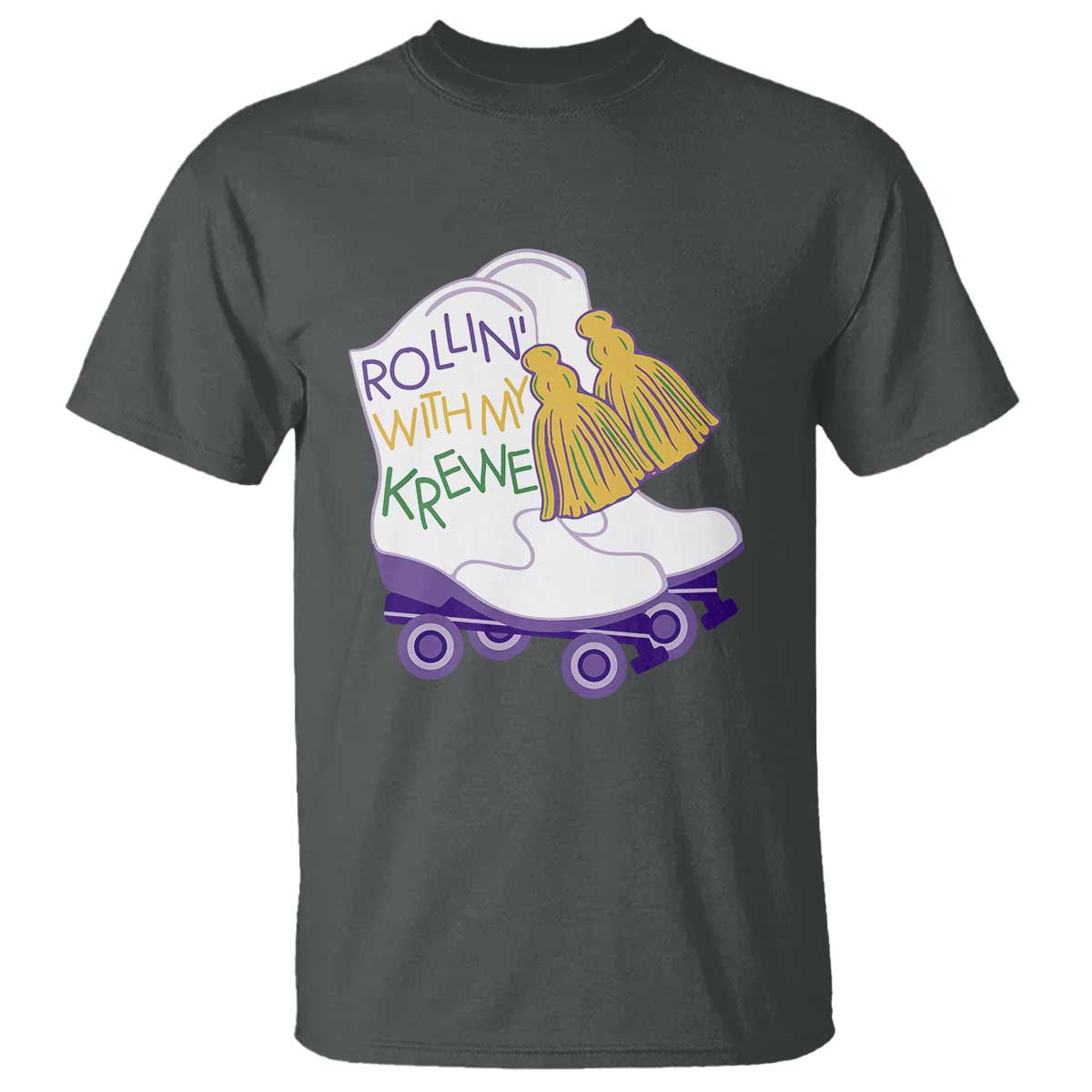 funny-mardi-gras-t-shirt-rollin-with-my-krewe-marching-boots-carnival-party