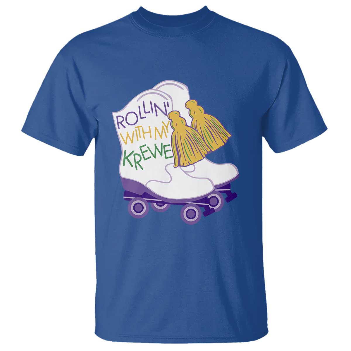 funny-mardi-gras-t-shirt-rollin-with-my-krewe-marching-boots-carnival-party