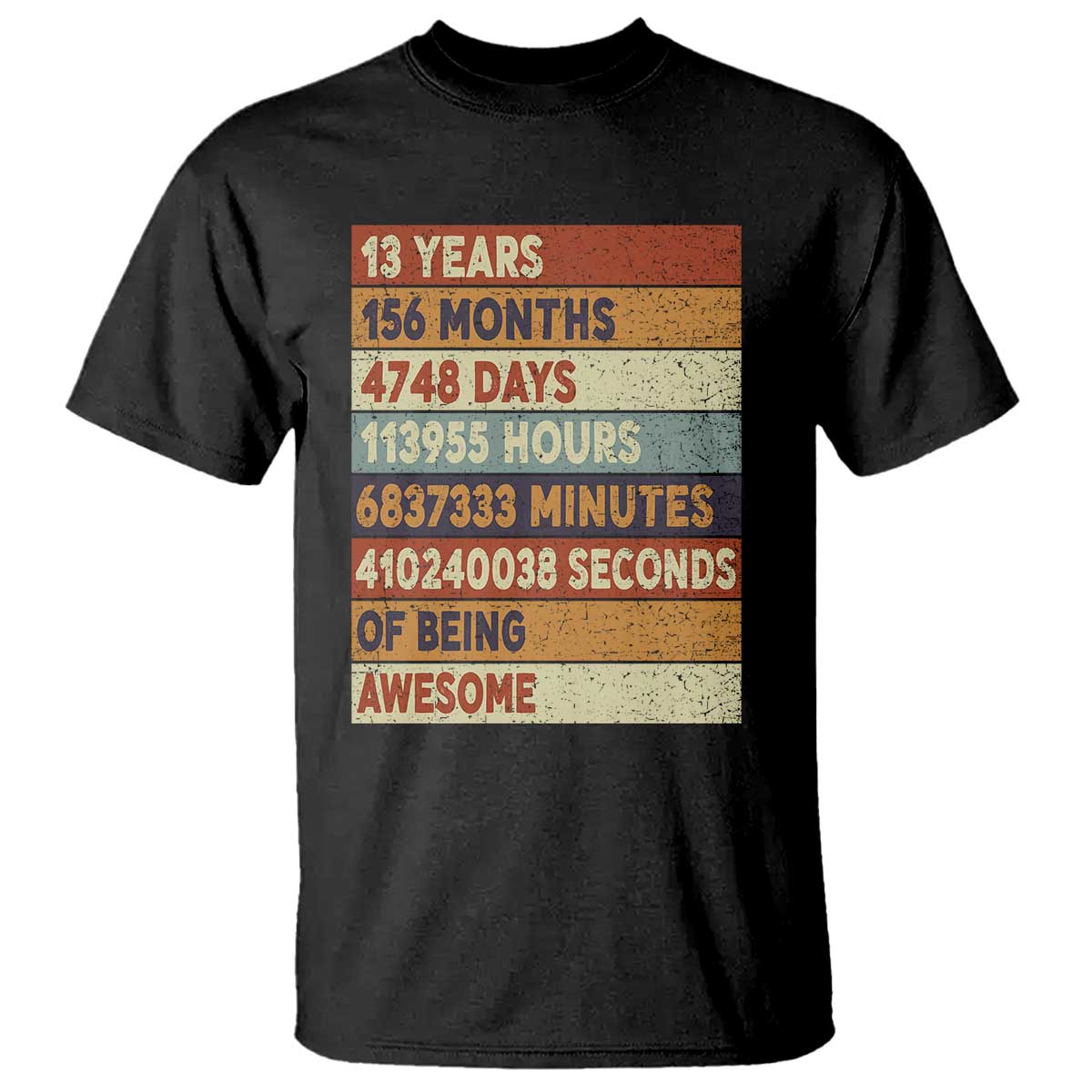 funny-13th-birthday-t-shirt-13-years-156-months-4748-days-vintage-retro