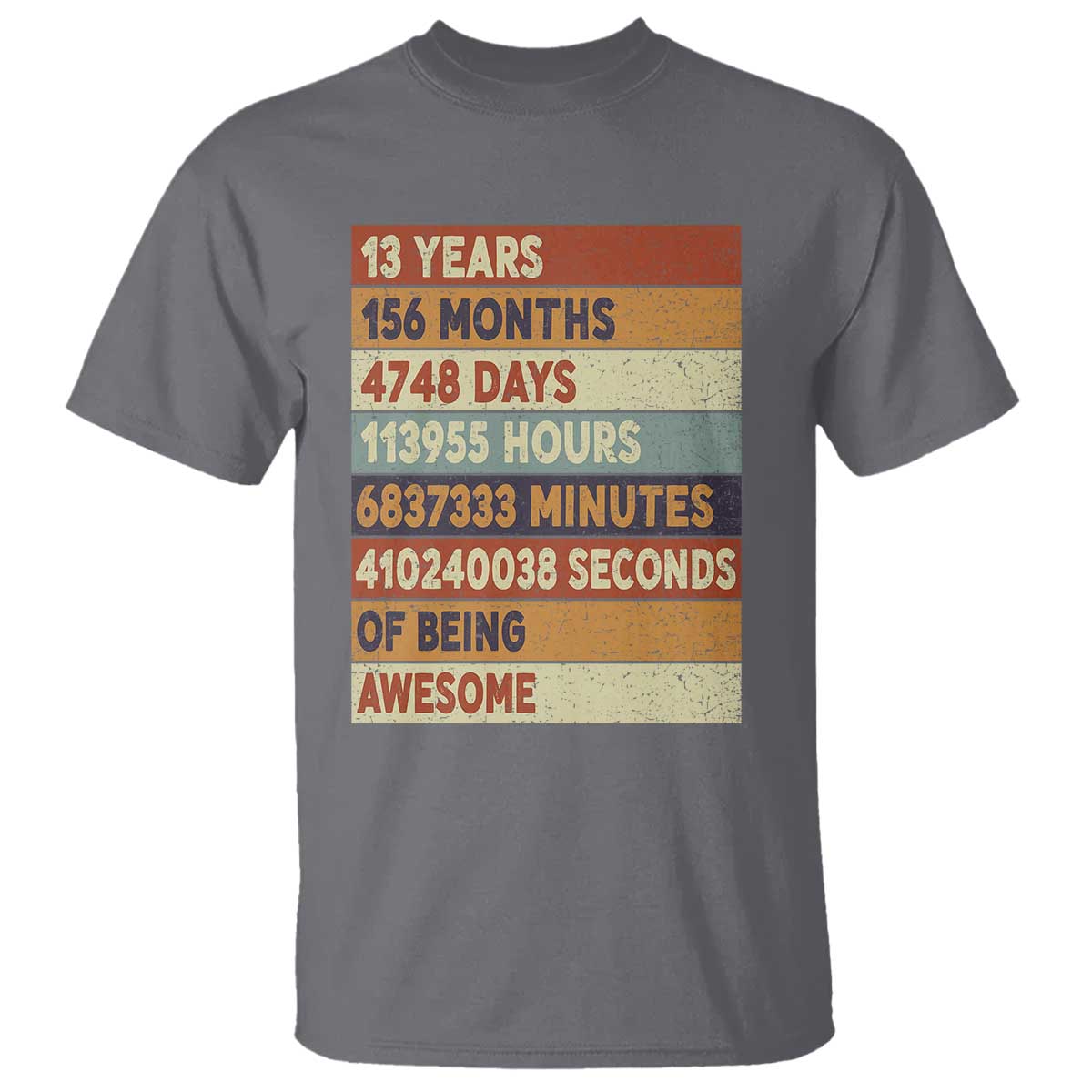 funny-13th-birthday-t-shirt-13-years-156-months-4748-days-vintage-retro