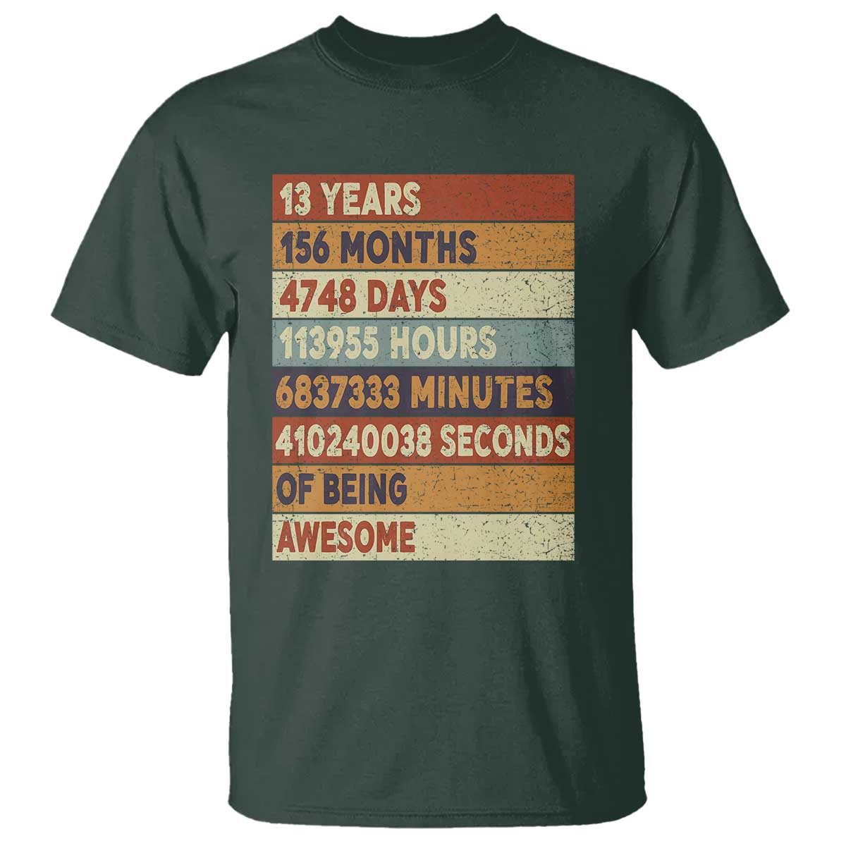 funny-13th-birthday-t-shirt-13-years-156-months-4748-days-vintage-retro