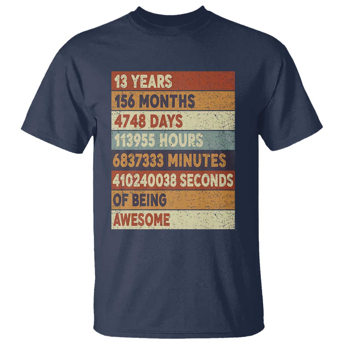 funny-13th-birthday-t-shirt-13-years-156-months-4748-days-vintage-retro