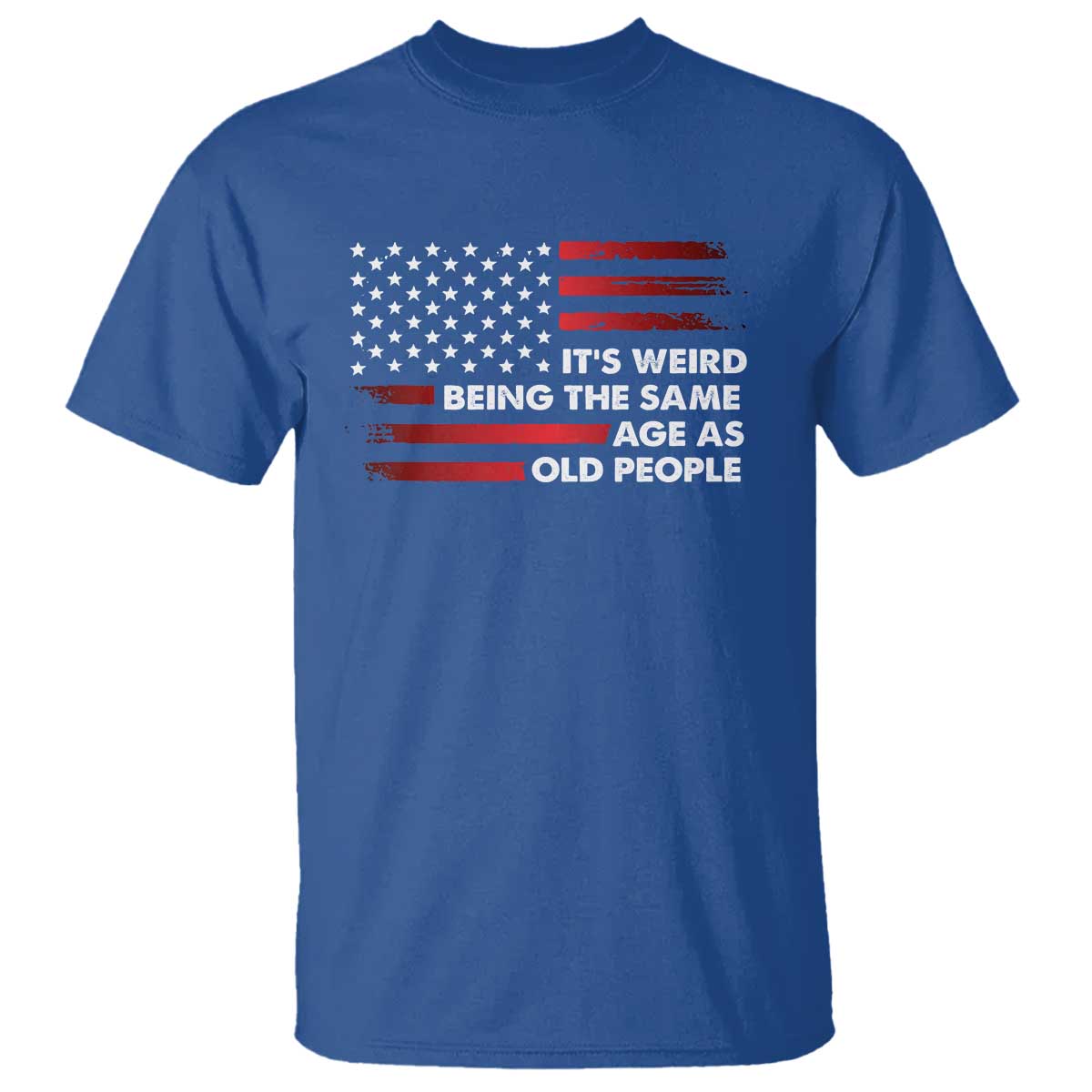 funny-its-weird-being-the-same-age-as-old-people-t-shirt-vintage-american-flag
