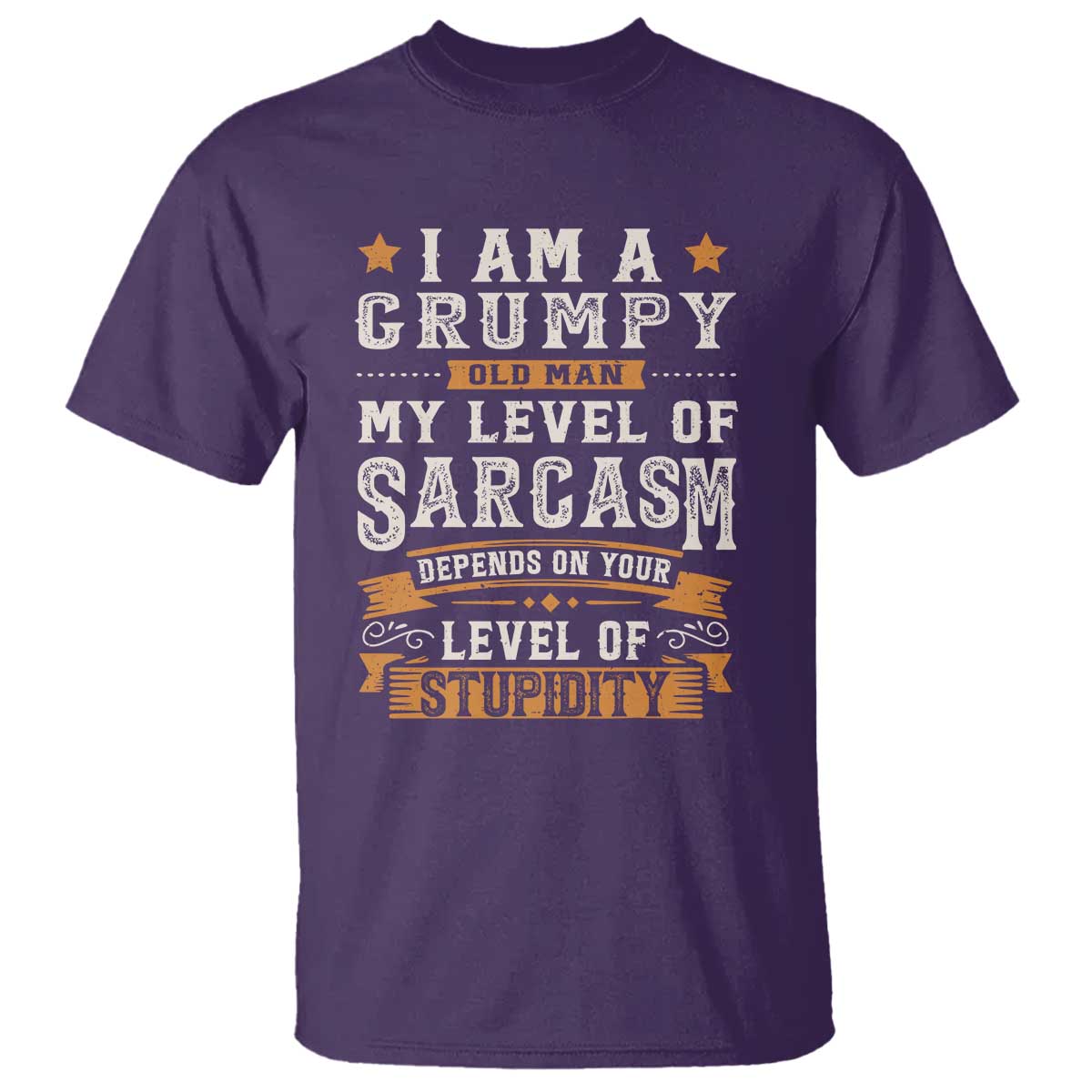 funny-i-am-a-grumpy-old-man-my-level-of-sarcasm-depends-on-your-level-of-stupidity-t-shirt-vintage-star