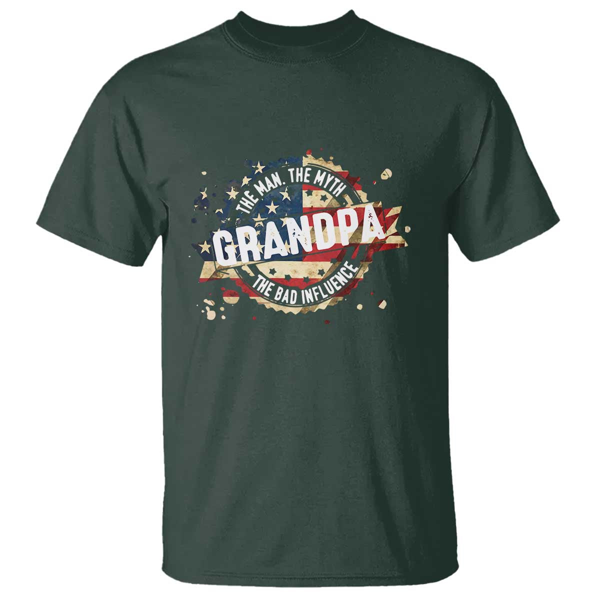 funny-grandpa-the-man-the-myth-the-bad-influence-t-shirt-fathers-day